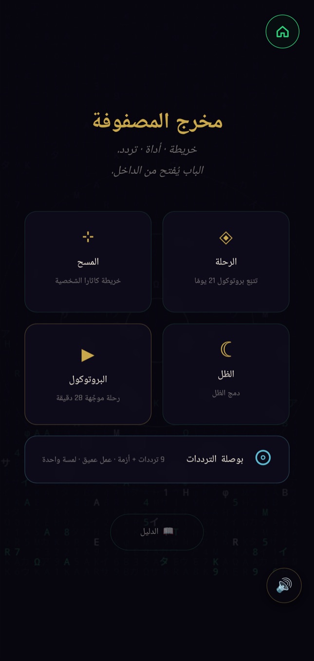 البوابة 2 · شاشة «مخرج المصفوفة»