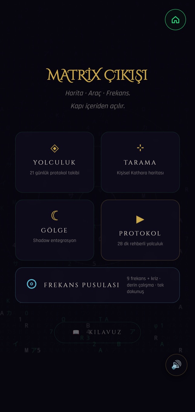 2. Kapı · Matrix Çıkışı ekranı
