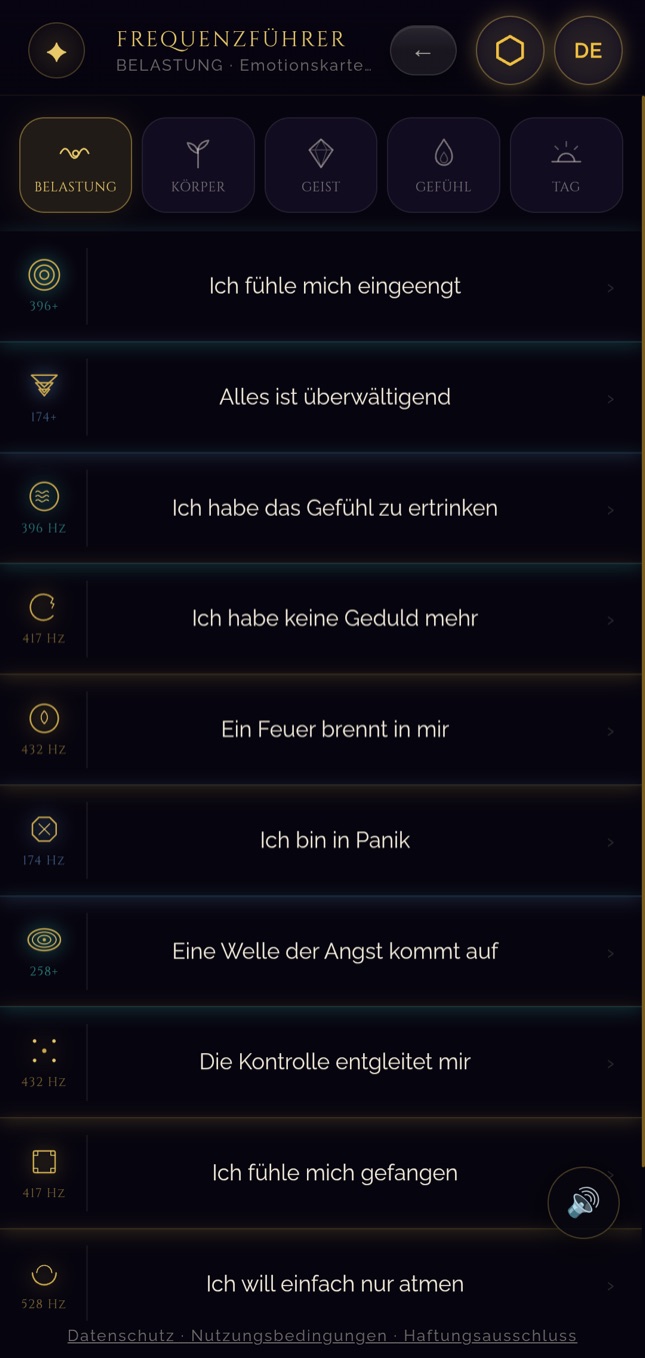 Tor 3 · Bildschirm „Dein Frequenzführer“