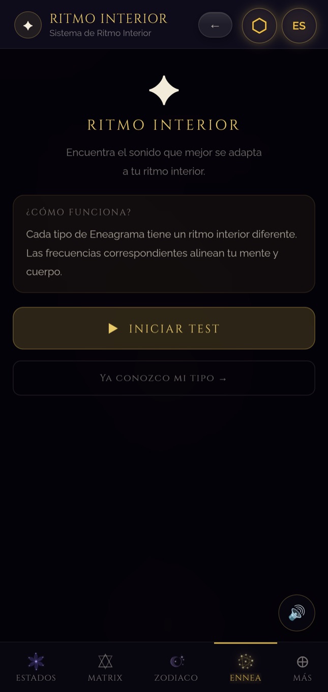 Puerta 5 · Pantalla «Tu Ritmo Interior»