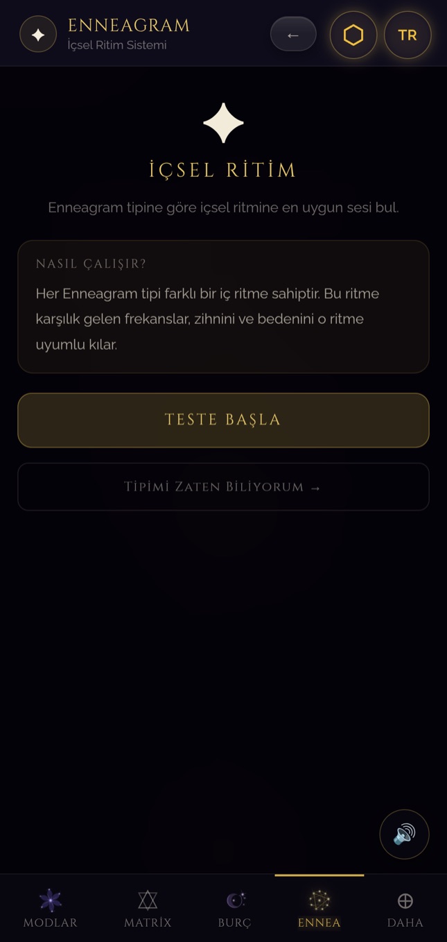 5. Kapı · İçsel Ritmin ekranı