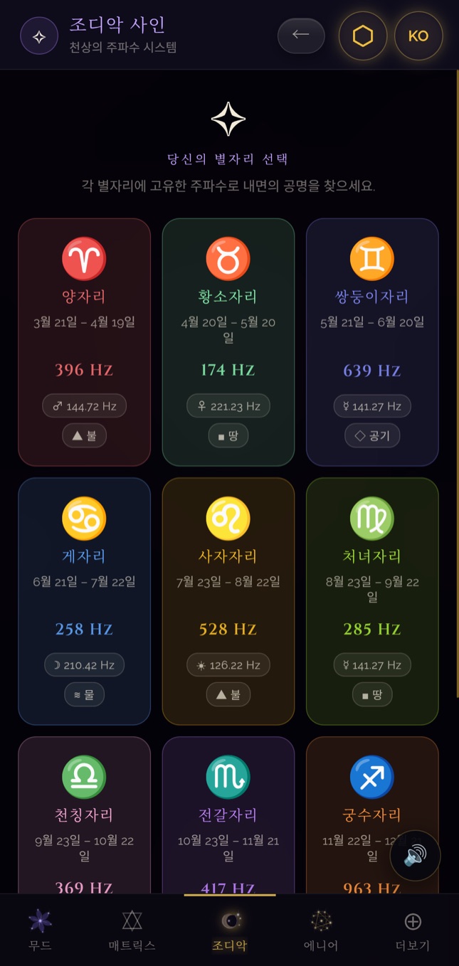 6번 문 · '당신의 천상의 흔적' 화면